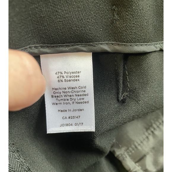 Talbots Pants Womens Size 4P Petite Curvy NEW Black Straight Career Office Wear - Picture 6 of 11